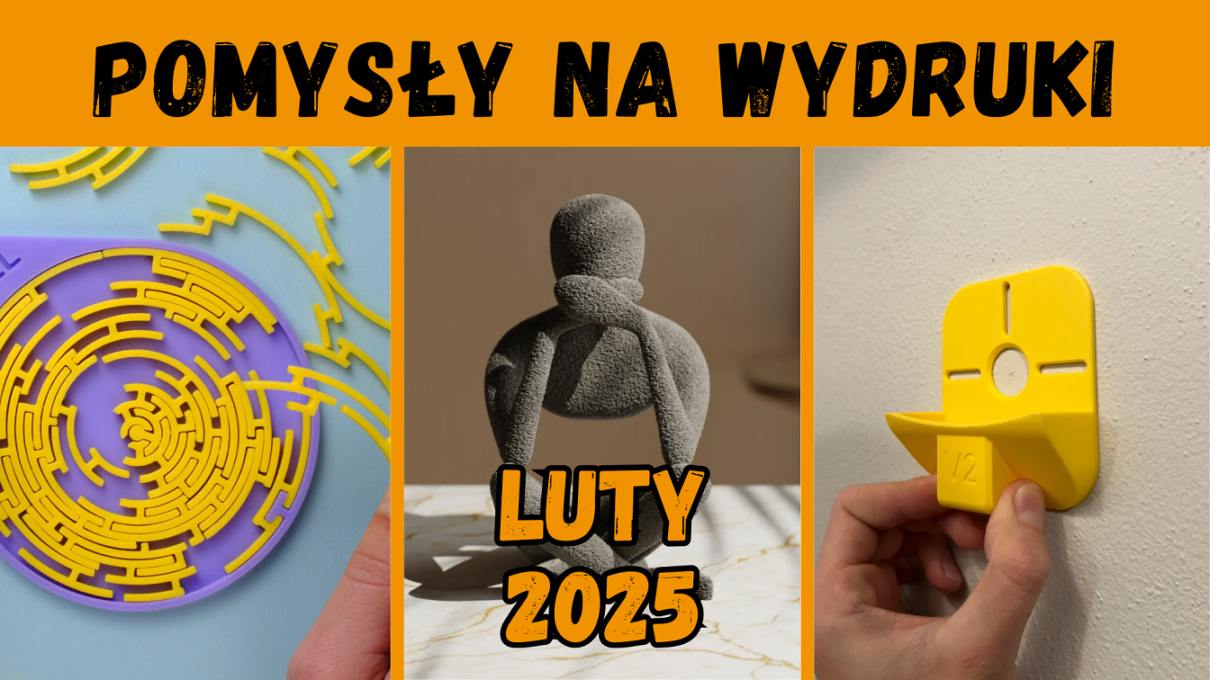 Pomysły na wydruki 3D – luty 2025